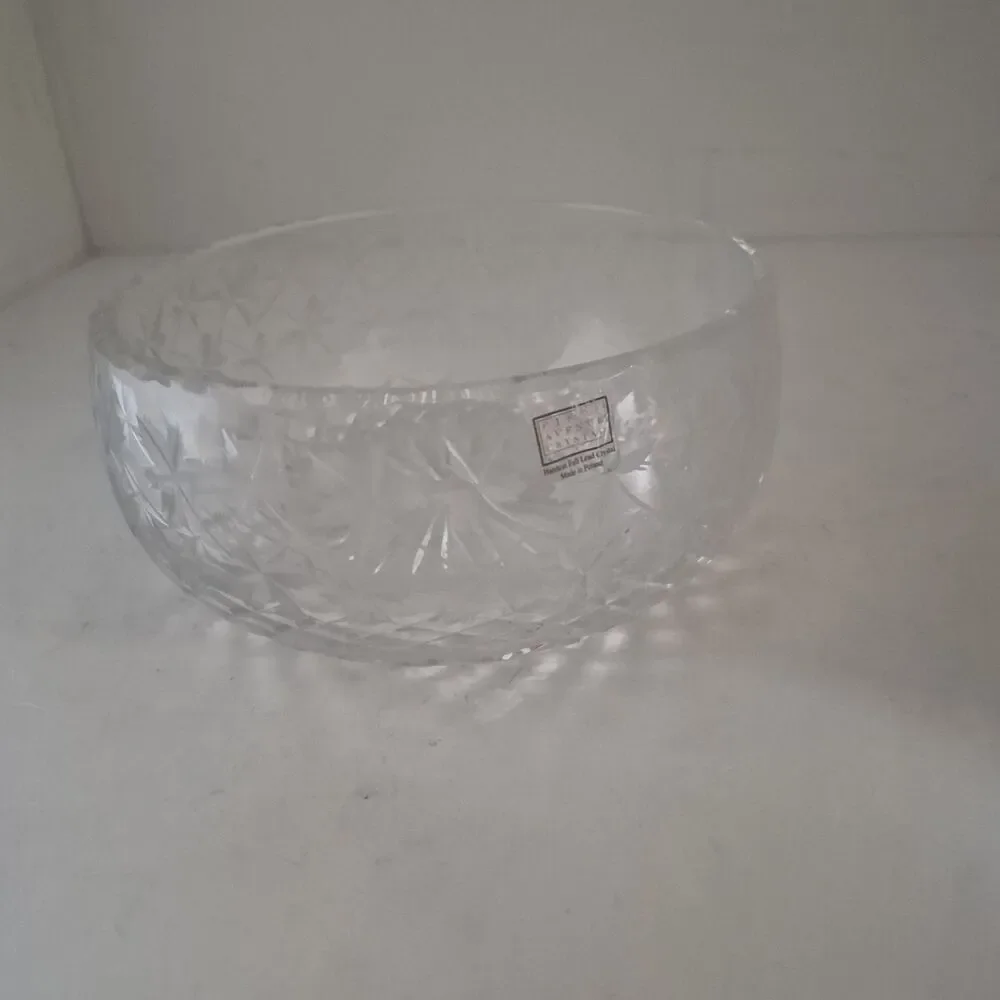 fifth avenue crystal large bowl lead Crystal